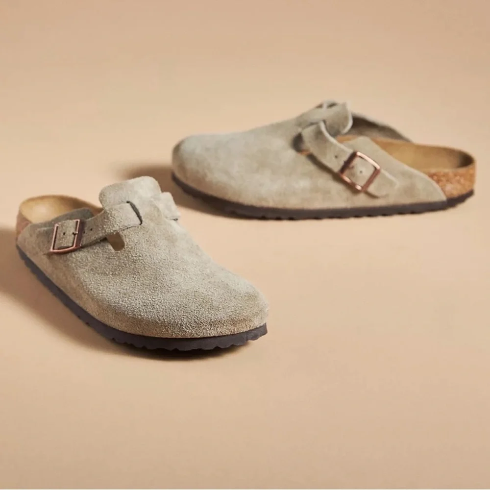 Birkenstock Boston Soft Footbed Clogs
In Taupe - Picture 11 of 15